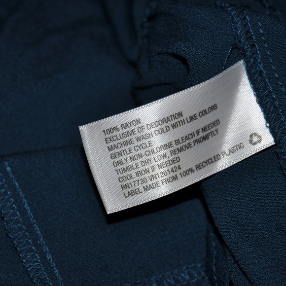 'FINAL'  NEW Teal Embroidered Peplum Blouse Top D1 - Picture 6 of 8